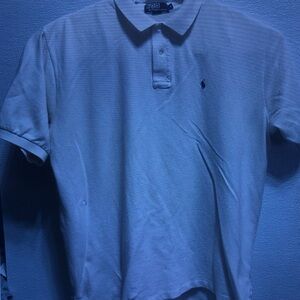 Polo by Ralph Lauren Men’s Light Blue Pique Polo